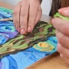 OKTO SENSORY ART képkészítő gyurmakészlet, Vincent van Gogh - Csillagos éj 30X40cm