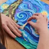 OKTO SENSORY ART képkészítő gyurmakészlet, Vincent van Gogh - Csillagos éj 30X40cm