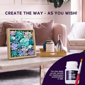   OKTO SENSORY ART képkészítő gyurmakészlet - Kövirózsák, gyengédség