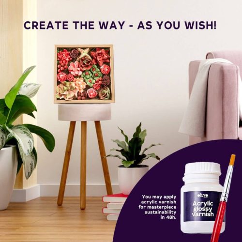 OKTO SENSORY ART képkészítő gyurmakészlet - Kövirózsák, szenvedély