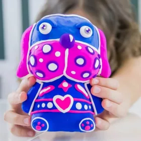   OKTO LOVIN kutyus díszítő kreatív szett, gyurmával, habfigurával