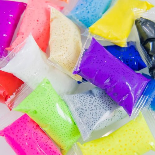 OKTO LOVIN dínódíszítő kreatív szett, gyurmával, habfigurával