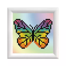   Diamond Dotz kezdő készlet gyémántfestő kép kerettel, pillangó