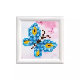   Diamond Dotz kis kezdő készlet gyémántfestő kép kerettel, pillangó