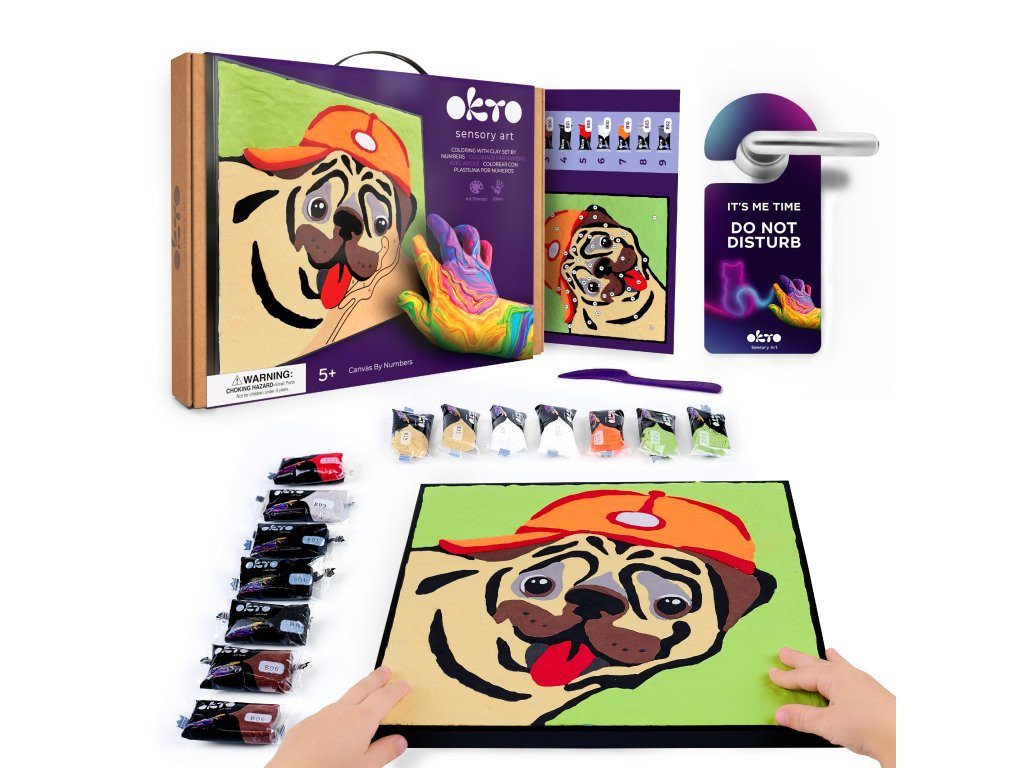 Okto Sensory Art gyurmaképkészítő - Mopsz Kids  – alternatív kép 1