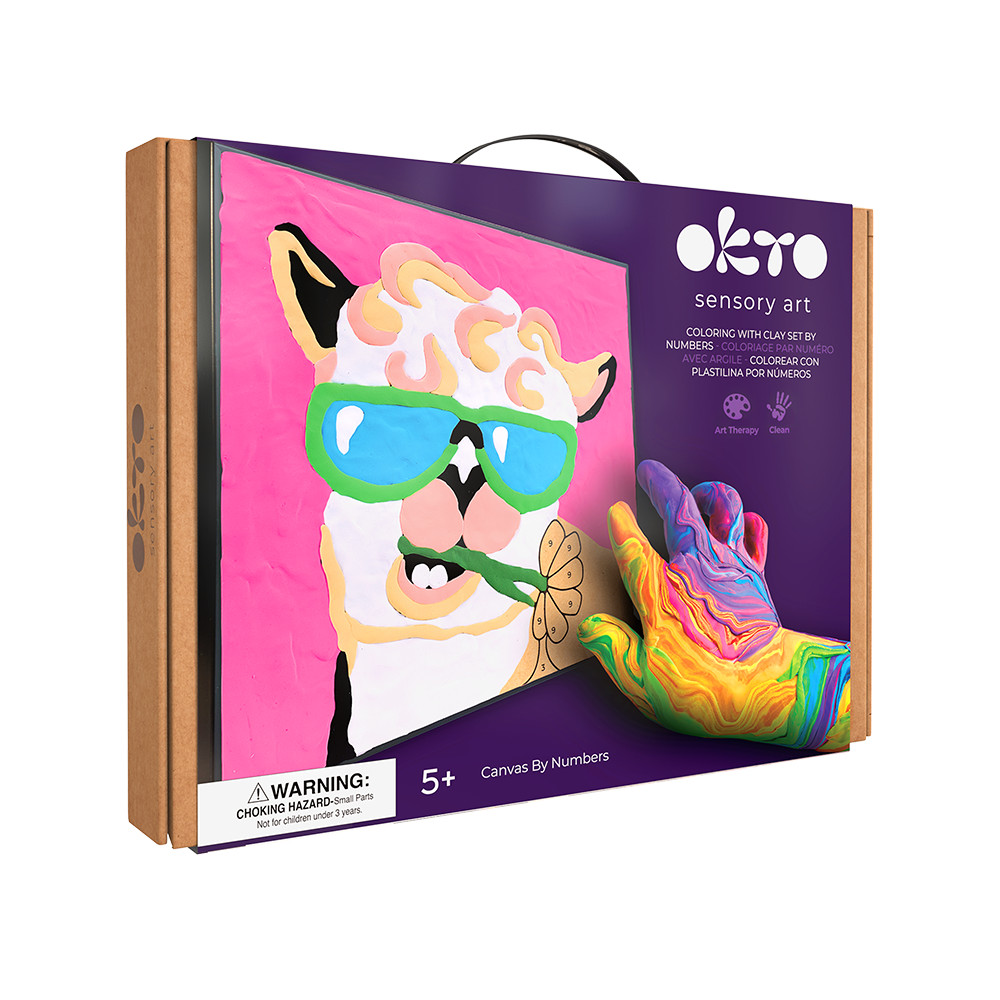 Okto Sensory Art gyurmaképkészítő - Láma Kids – fő nézet