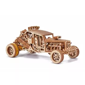 Wood Trick Mad Buggy autó 3D fa mechanikus modell