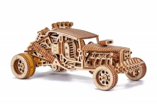 Wood Trick Mad Buggy autó 3D fa mechanikus modell
