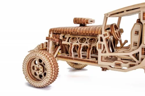 Wood Trick Mad Buggy autó 3D fa mechanikus modell
