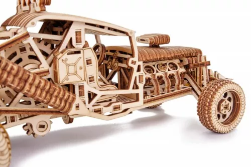 Wood Trick Mad Buggy autó 3D fa mechanikus modell