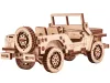 Wood Trick Jeep 3D mechanikus fa modell