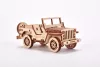 Wood Trick Jeep 3D mechanikus fa modell