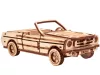 Wood Trick Cabrio autó 3D fa mechanikus modell