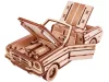 Wood Trick Cabrio autó 3D fa mechanikus modell