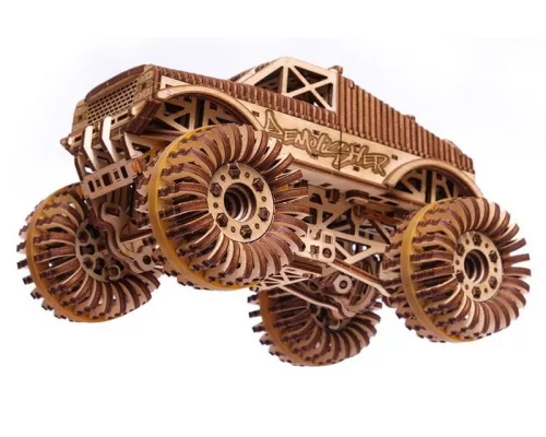 Wood Trick Monster Truck 3D fa mechanikus modell