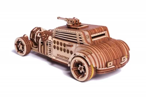 Wood Trick Apocalyptic car autó 3D fa mechanikus modell