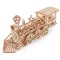 Wood Trick R17 gőzmozdony 3D fa mechanikus modell, 6–8 év, Többszínű