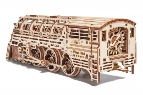 Wood Trick Atlantic Express vonat 3D fa mechanikus modell