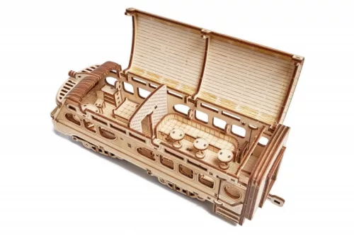 Wood Trick Atlantic Express vonat 3D fa mechanikus modell