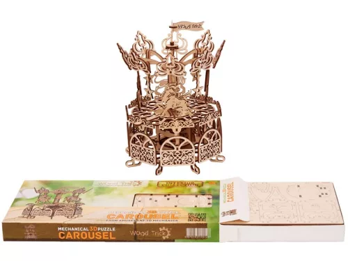Wood Trick Körhinta 3D fa mechanikus modell