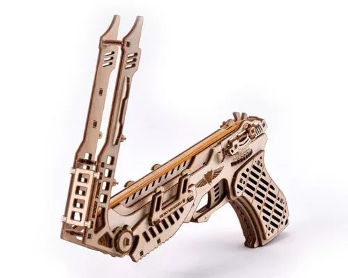 Wood Trick Cyber Gun 3D fa mechanikus modell