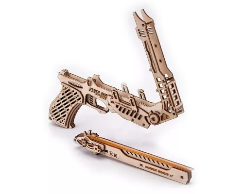 Wood Trick Cyber Gun 3D fa mechanikus modell