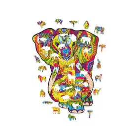 Wood Trick Elefánt mágikus fa puzzle