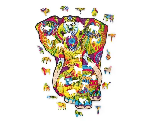 Wood Trick Elefánt mágikus fa puzzle