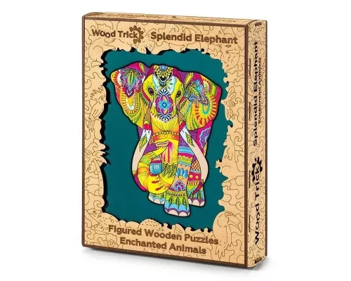 Wood Trick Elefánt mágikus fa puzzle