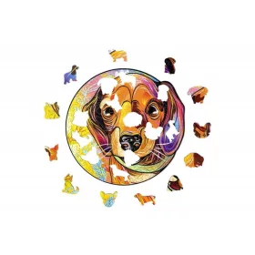 Wood Trick Vidám kölykök: Charlie mágikus fa puzzle