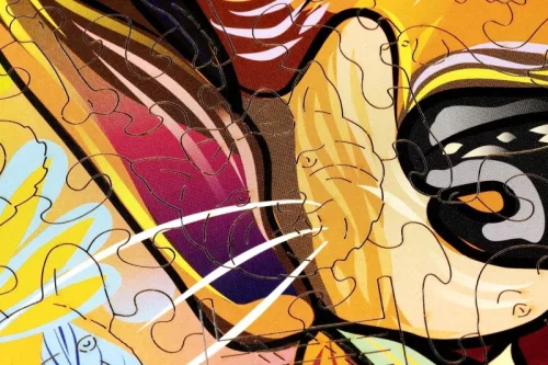 Wood Trick Vidám kölykök: Charlie mágikus fa puzzle