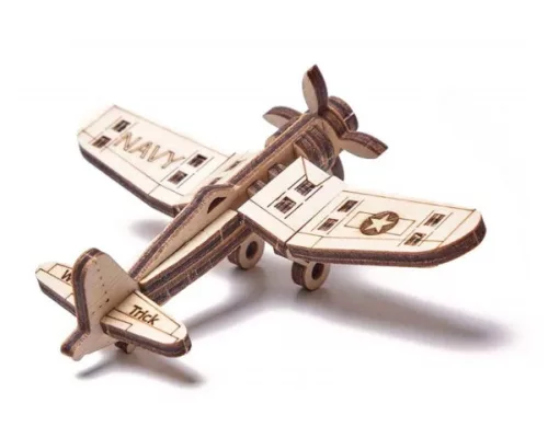 Wood Trick Repülőgép 3D fa mechanikus modell