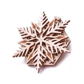 Wood Trick Hópehely 3D fa mechanikus modell