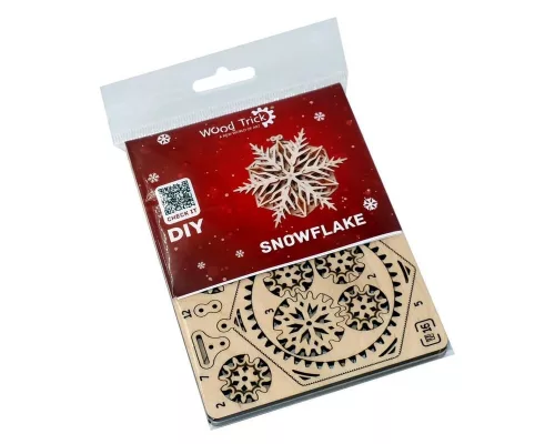 Wood Trick Hópehely 3D fa mechanikus modell